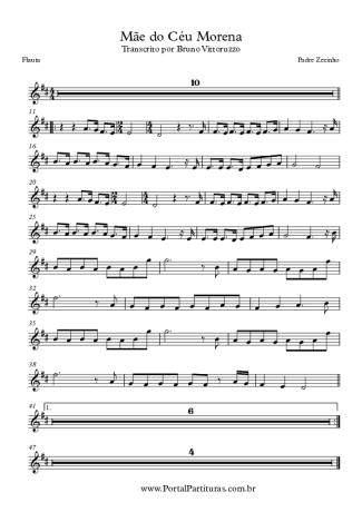 Padre Zezinho  score for Flute