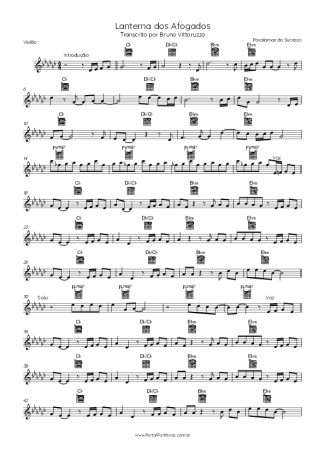 Score for Acoustic Guitar