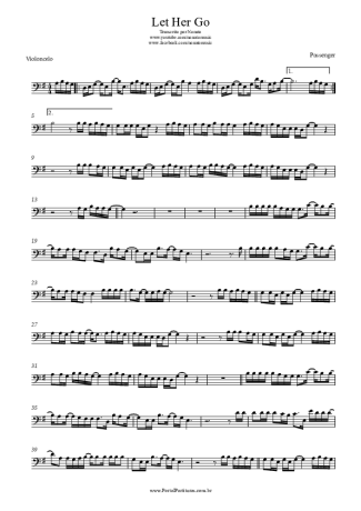 Passenger  score for Cello