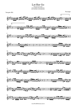 Passenger  score for Trumpet