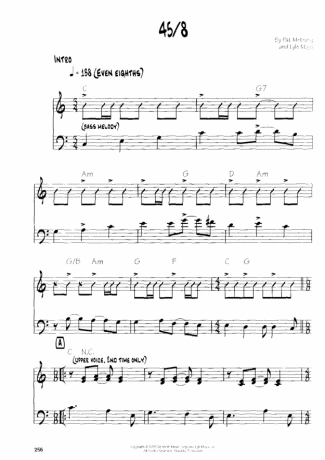 Pat Metheny 45_8 score for Guitar