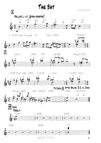 Pat Metheny The Bat score for Guitar