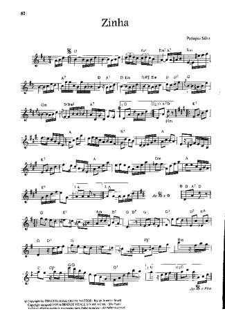 Patápio Silva  score for Flute