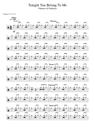 Score for Drums
