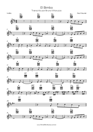 Score for Acoustic Guitar