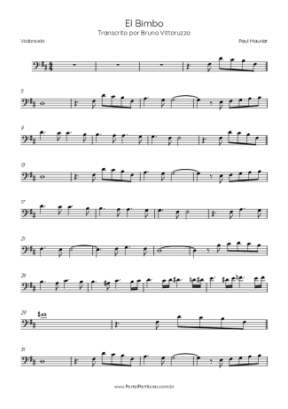 Score for Cello