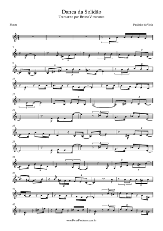 Paulinho da Viola  score for Flute