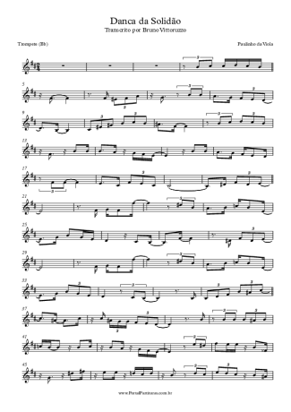 Paulinho da Viola  score for Trumpet