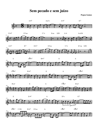 Pepeu Gomes  score for Alto Saxophone