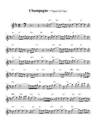 Pepino di Capri  score for Alto Saxophone