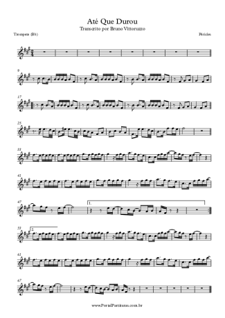 Péricles  score for Trumpet