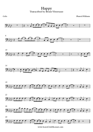 Pharrell Williams  score for Cello