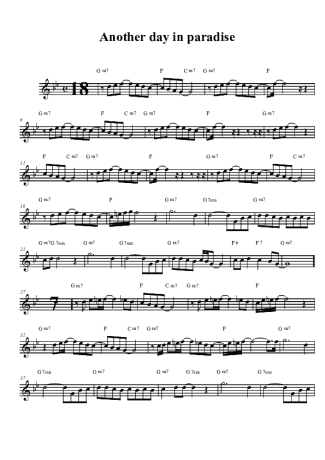 Phil Collins  score for Clarinet (Bb)