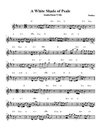 Pholhas  score for Tenor Saxophone Soprano (Bb)