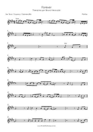 Pholhas  score for Tenor Saxophone Soprano (Bb)