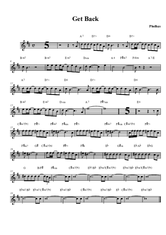 Pholhas  score for Tenor Saxophone Soprano (Bb)