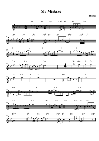 Pholhas  score for Tenor Saxophone Soprano (Bb)