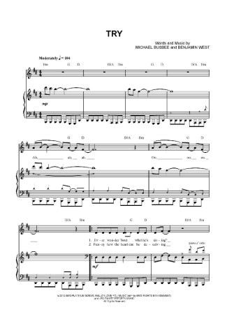 Pink Try score for Piano
