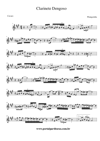 Pitanguinha Clarinete Dengoso score for Small Guitar