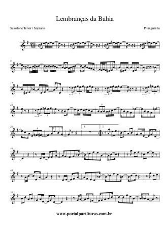 Pitanguinha  score for Clarinet (Bb)