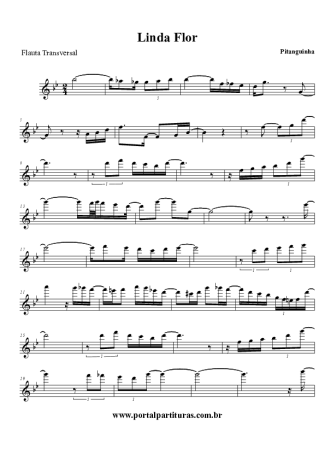 Pitanguinha  score for Flute