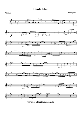 Pitanguinha  score for Violin