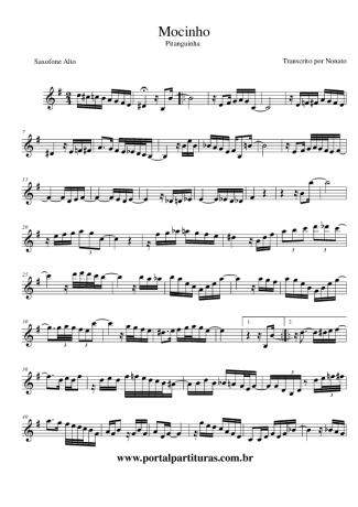 Pitanguinha Mocinho score for Alto Saxophone