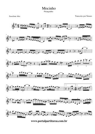 Pitanguinha  score for Alto Saxophone