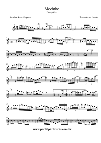 Pitanguinha Mocinho score for Tenor Saxophone Soprano (Bb)