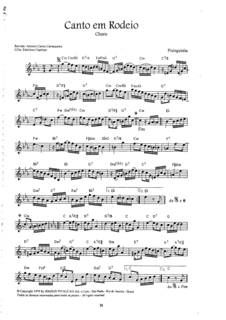 Pixinguinha  score for Flute