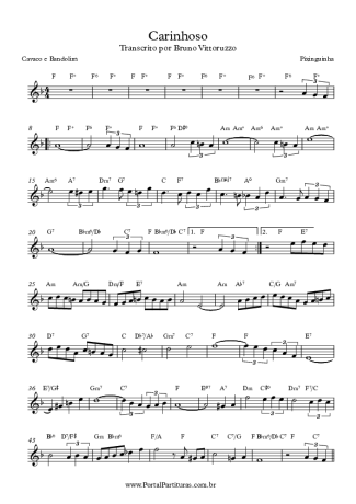 Pixinguinha  score for Mandolin