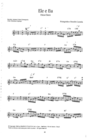 Pixinguinha  score for Clarinet (C)