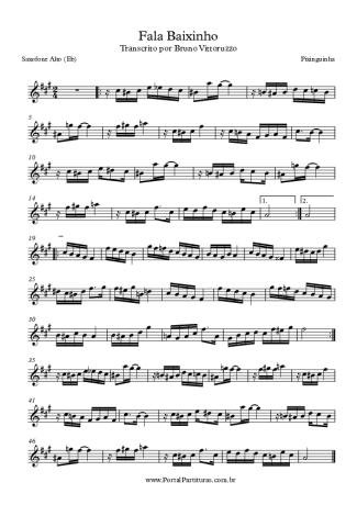 Pixinguinha  score for Alto Saxophone