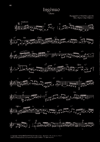 Pixinguinha  score for Flute