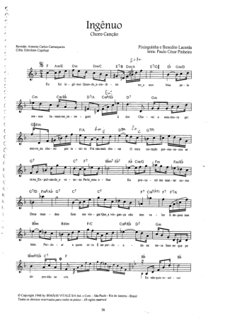 Pixinguinha  score for Clarinet (C)