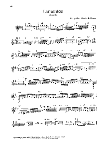 Pixinguinha  score for Flute