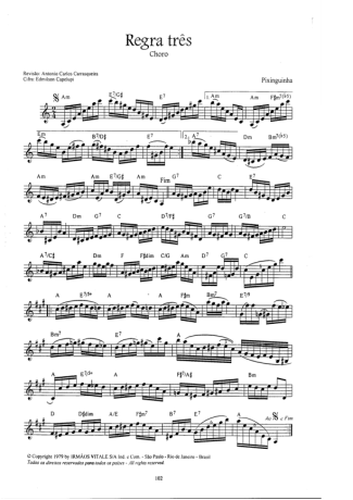 Pixinguinha  score for Flute