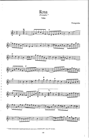 Pixinguinha  score for Mandolin