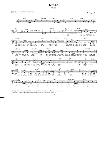 Pixinguinha  score for Mandolin