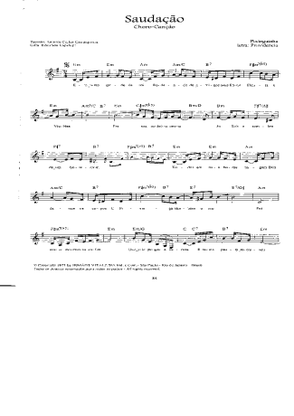 Pixinguinha  score for Mandolin