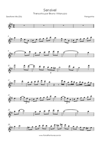 Pixinguinha  score for Alto Saxophone