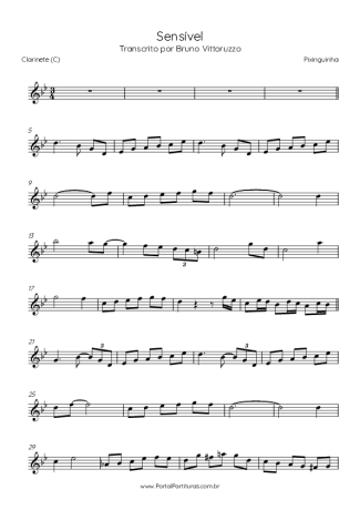 Pixinguinha  score for Clarinet (C)