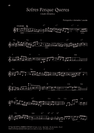 Pixinguinha  score for Flute