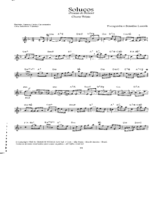 Pixinguinha Soluços score for Clarinet (C)