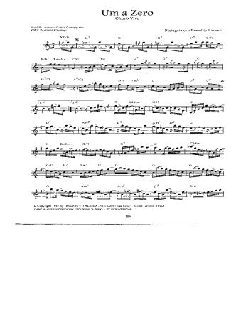 Pixinguinha  score for Clarinet (C)