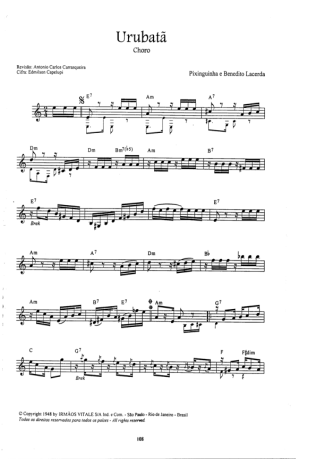 Pixinguinha Urubatã score for Mandolin