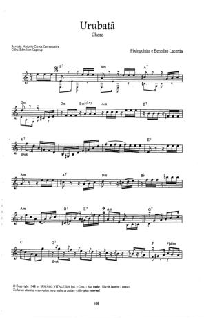 Pixinguinha Urubatã score for Violin