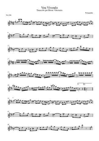 Pixinguinha  score for Alto Saxophone