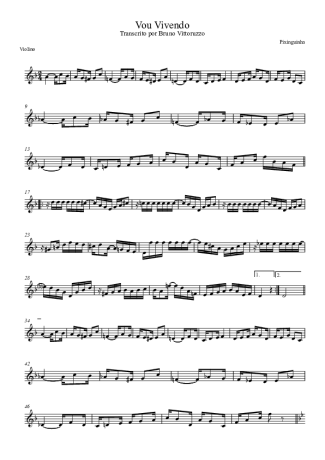 Pixinguinha  score for Violin