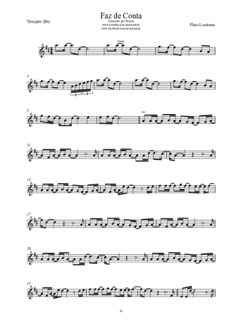 Placa Luminosa  score for Trumpet